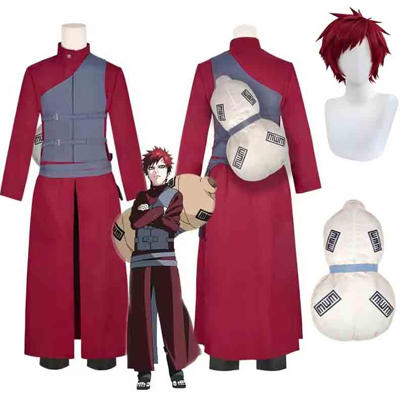 Anime Cosplay Ninja - Anime Gaara Role Playing Costume Sand