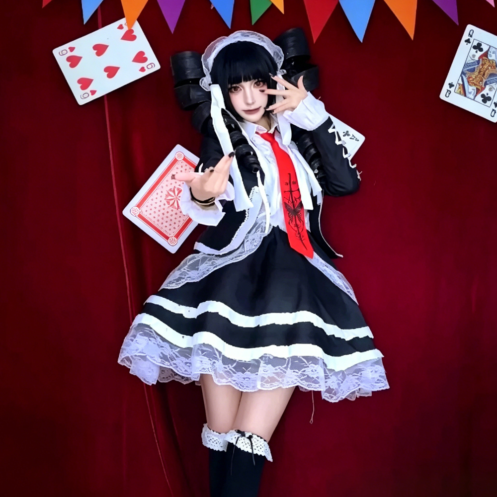 Anime Cosplay Kostüm - Dangaronpa Celestia Ludenberg Cosplay Dangaronpa Kostümuniform