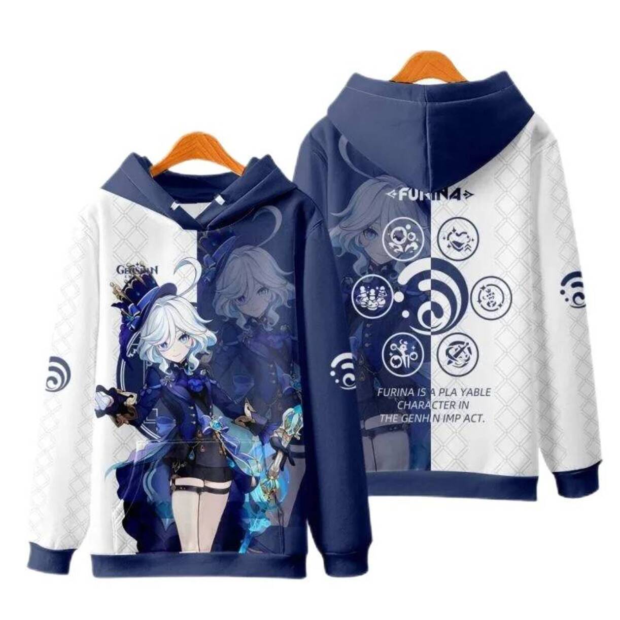 Queen Anime Cosplay - Anime Genshin Impact Furina Acg Cosplay