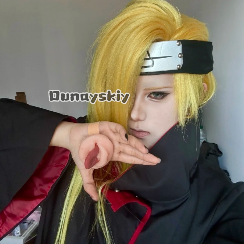 Anime Cosplay Ninja - LWW29*Deidara Cosplay AnimeCostume Cloaks with Headband