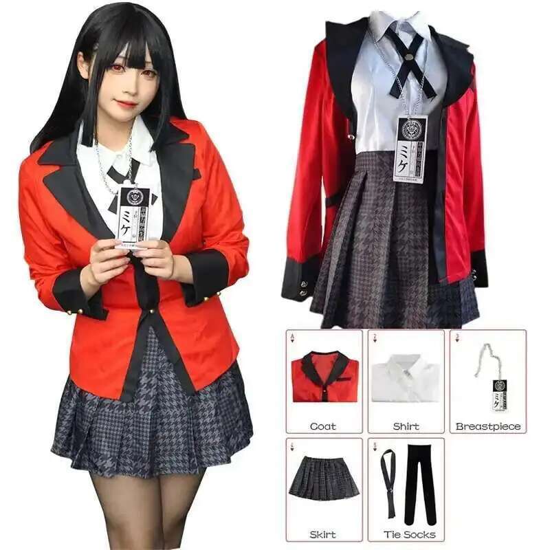 Anime Cosplay Ninja - Anime Kakegurui Jabami Yumeko Cosplay Costume