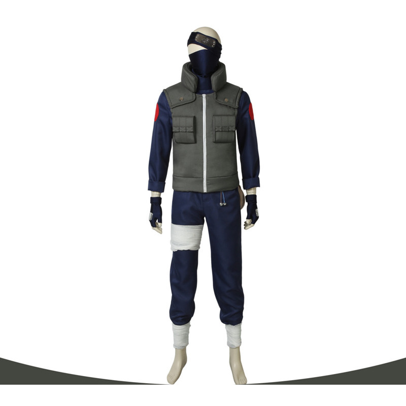 Anime Cosplay Ninja - Kakashi Cosplay Costume Full Set Ninja