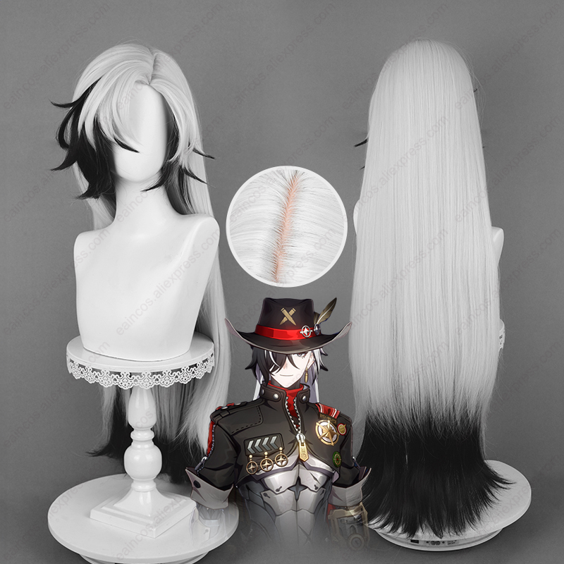 HSR Boothill Cosplay Wig 92cm  - đánh giá và giá Anime Cosplay Long Black Hair