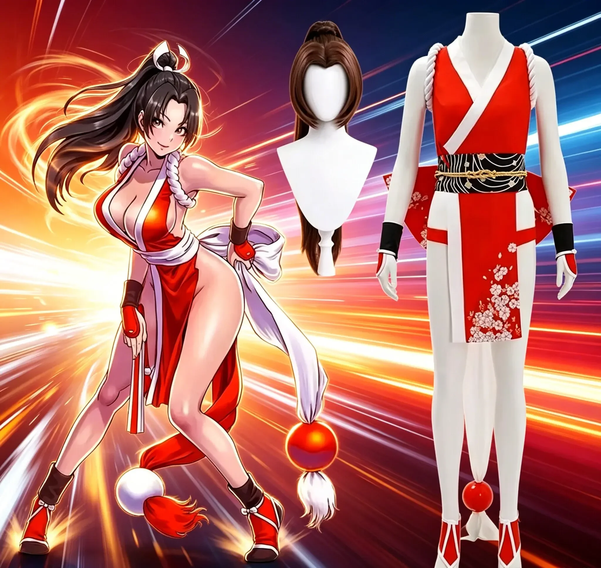 2026 New Women’s Ninja Themed  - đánh giá và giá Anime Cosplay Ninja