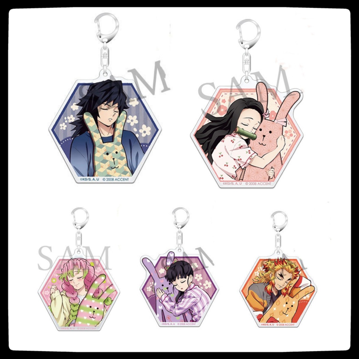 demon slayer acrylic keychain  - đánh giá và giá Anime Cosplay Tanjiro