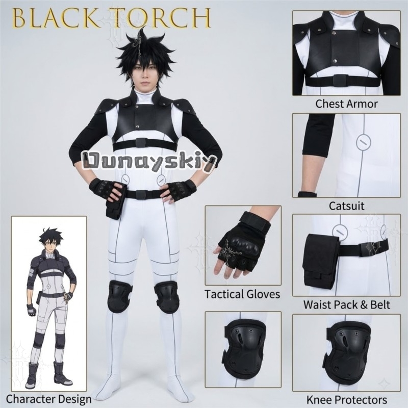Black Torch Jiro Azuma Battle  - đánh giá và giá Anime Cosplay Ninja