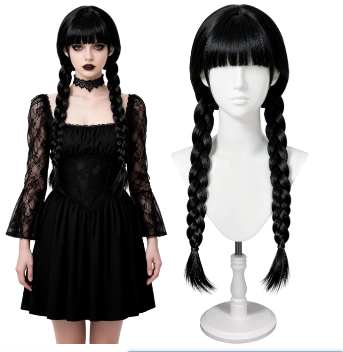 Long Gothic Cosplay Wigs Women - đánh giá và giá Anime Cosplay Long Black Hair