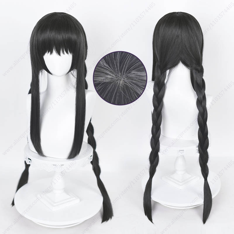 Akemi Homura 90cm Long Straigh - đánh giá và giá Anime Cosplay Long Black Hair