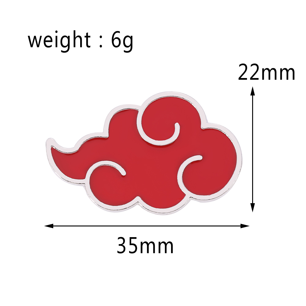Naruto Akatsuki Brooch Pin Kon - đánh giá và giá Anime Cosplay Ninja
