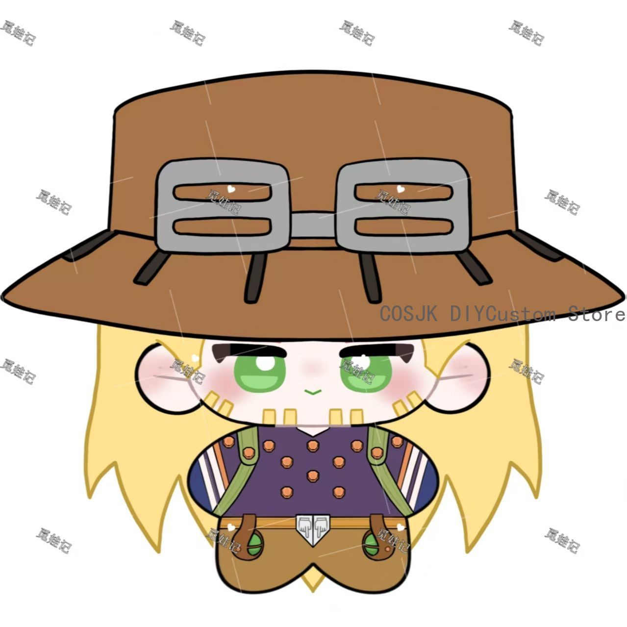 Anime Gyro Zeppeli Johnny Joes - đánh giá và giá Anime Cosplay Kawaii