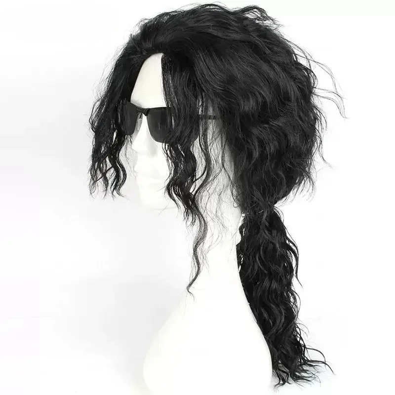 MJ Michael Cosplay Black Wig J - đánh giá và giá Anime Cosplay Long Black Hair