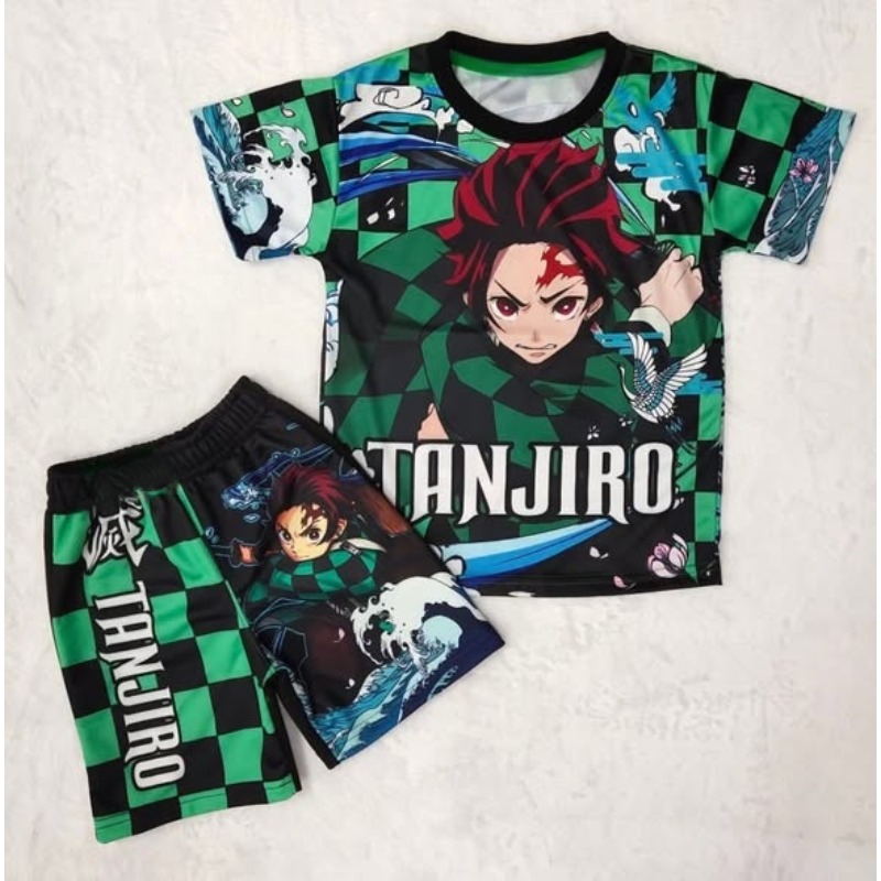 Demon Slayer Kids T-shirt Shor - đánh giá và giá Anime Cosplay Tanjiro