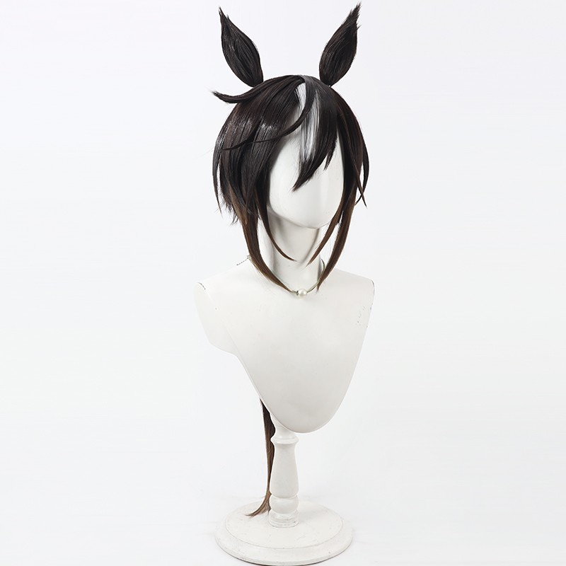 Umamusume Pretty Derby Stay Go - đánh giá và giá Anime Cosplay Long Black Hair