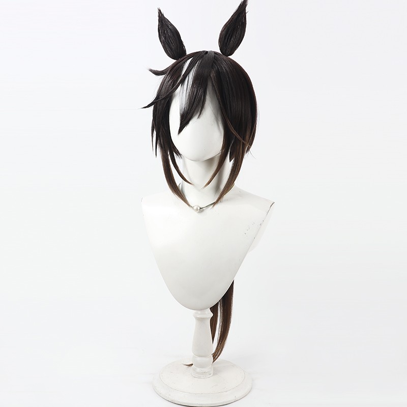 Umamusume Pretty Derby Stay Go - đánh giá và giá Anime Cosplay Long Black Hair