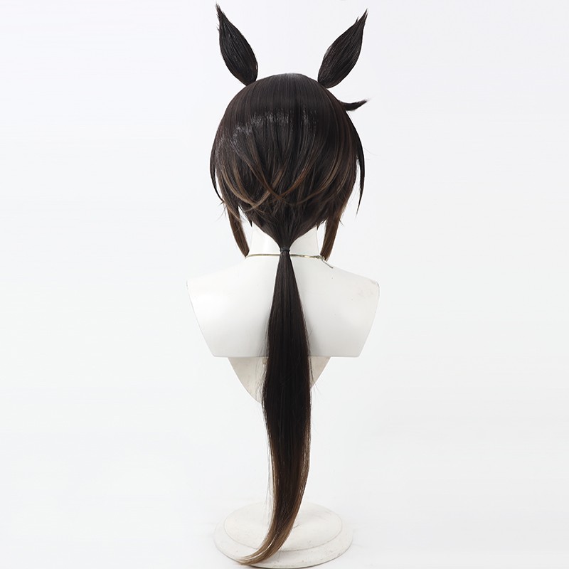 Umamusume Pretty Derby Stay Go - đánh giá và giá Anime Cosplay Long Black Hair