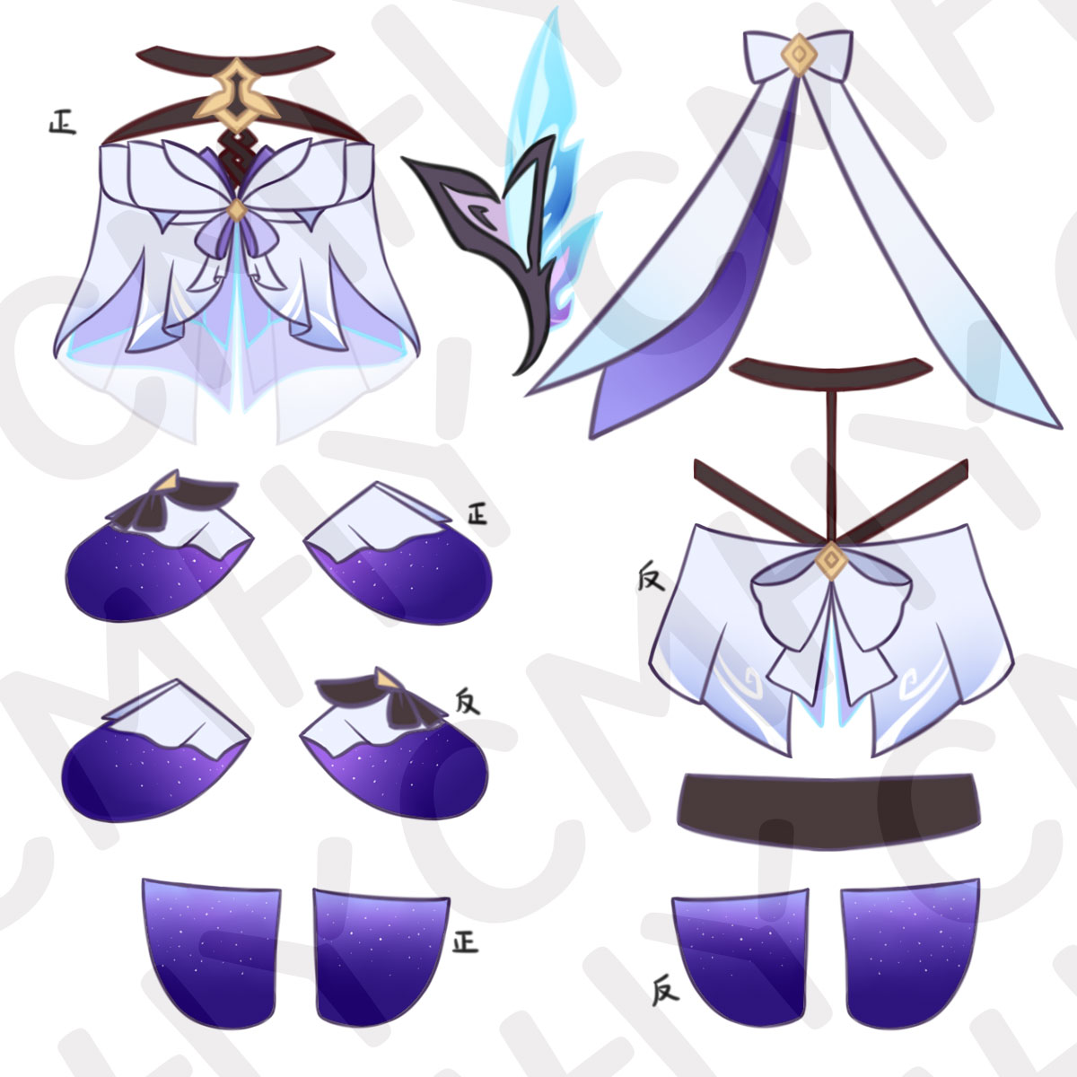 Game Genshin Impact Skirk Cat  - đánh giá và giá Anime Cosplay Kawaii