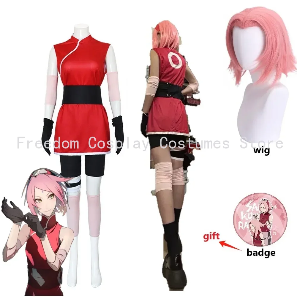 Anime Haruno Sakura Cosplay Sh - đánh giá và giá Anime Cosplay Ninja
