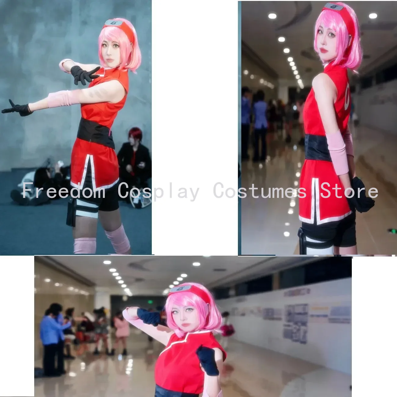 Anime Haruno Sakura Cosplay Sh - đánh giá và giá Anime Cosplay Ninja