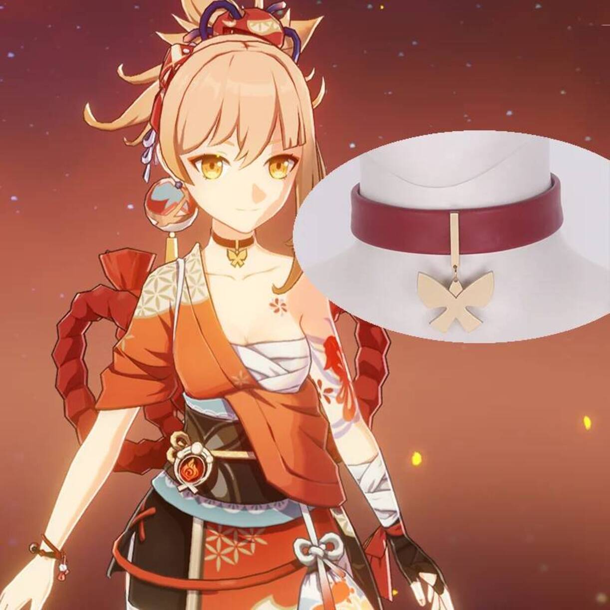 Game Genshin Impact Yoimiya Ne - đánh giá và giá Queen Anime Cosplay