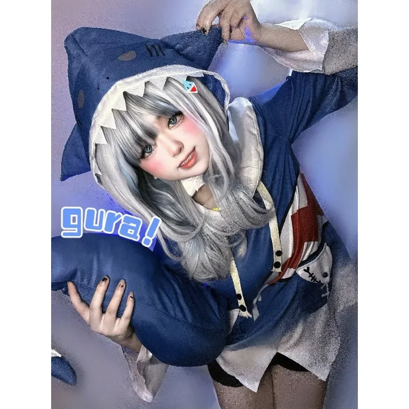 Hololive Gawr Gura Cosplay Cos - đánh giá và giá Anime Cosplay Youtuber