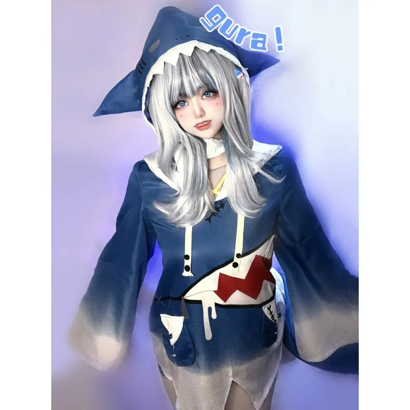 Hololive Gawr Gura Cosplay Cos - đánh giá và giá Anime Cosplay Youtuber